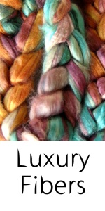 Hand-dyed Merino Silk Alpaca Roving Combed Top